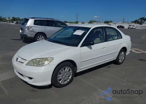 2005 Honda Civic Lx z USA, uszkodzony, nr VIN 2HGES16575H623533